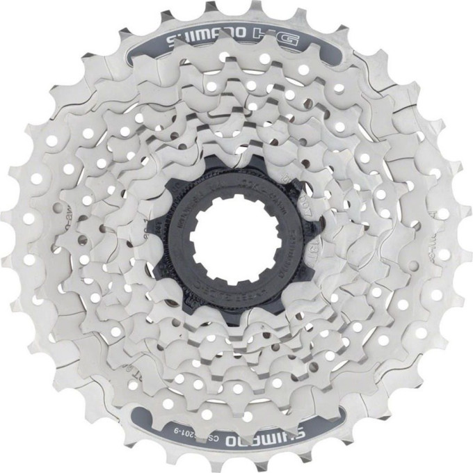 Кассета SHIMANO ALIVIO HG201, 9 скоростей, 11-32 серебристый ECSHG2019132