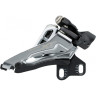 Переключатель передний SHIMANO DEORE, M618-H, для 2x10, верхний хомут (34,9 с адаптером 28,6/31,8), верхняя тяга, черный IFDM618HTX6